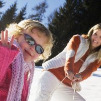 Kind in de sneeuw